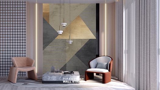Фотообои в интерьере артикул Pifagorica 17, PIFAGORICA, Wall street Фотообои в интерьере артикул Pifagorica 17, PIFAGORICA, Wall street