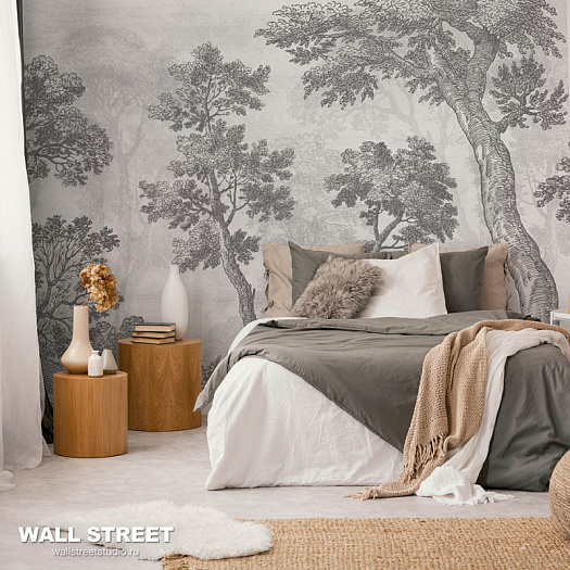 Фотообои в интерьере артикул Estampe 2, ЭСТАМП / ESTAMPE, Wall street