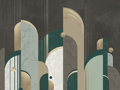 Фотообои Deco 2, АРТ-ДЕКО / DECO, Wall street
