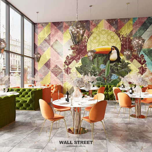 Фотообои в интерьере артикул Geotropick 9, GEOTROPICK, Wall street Фотообои в интерьере артикул Geotropick 9, GEOTROPICK, Wall street