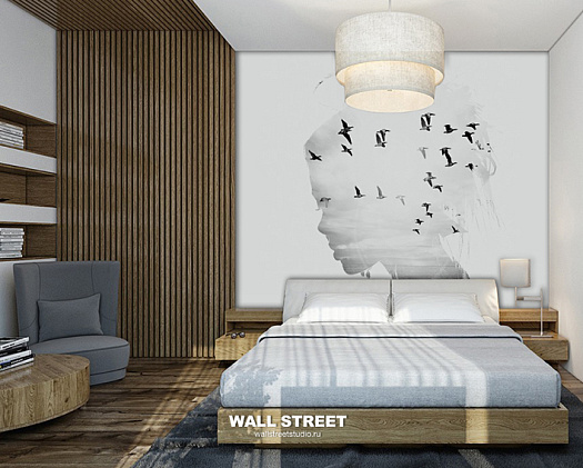 Фотообои в интерьере артикул Grayscale 1, GRAYSCALE, Wall street Фотообои в интерьере артикул Grayscale 1, GRAYSCALE, Wall street